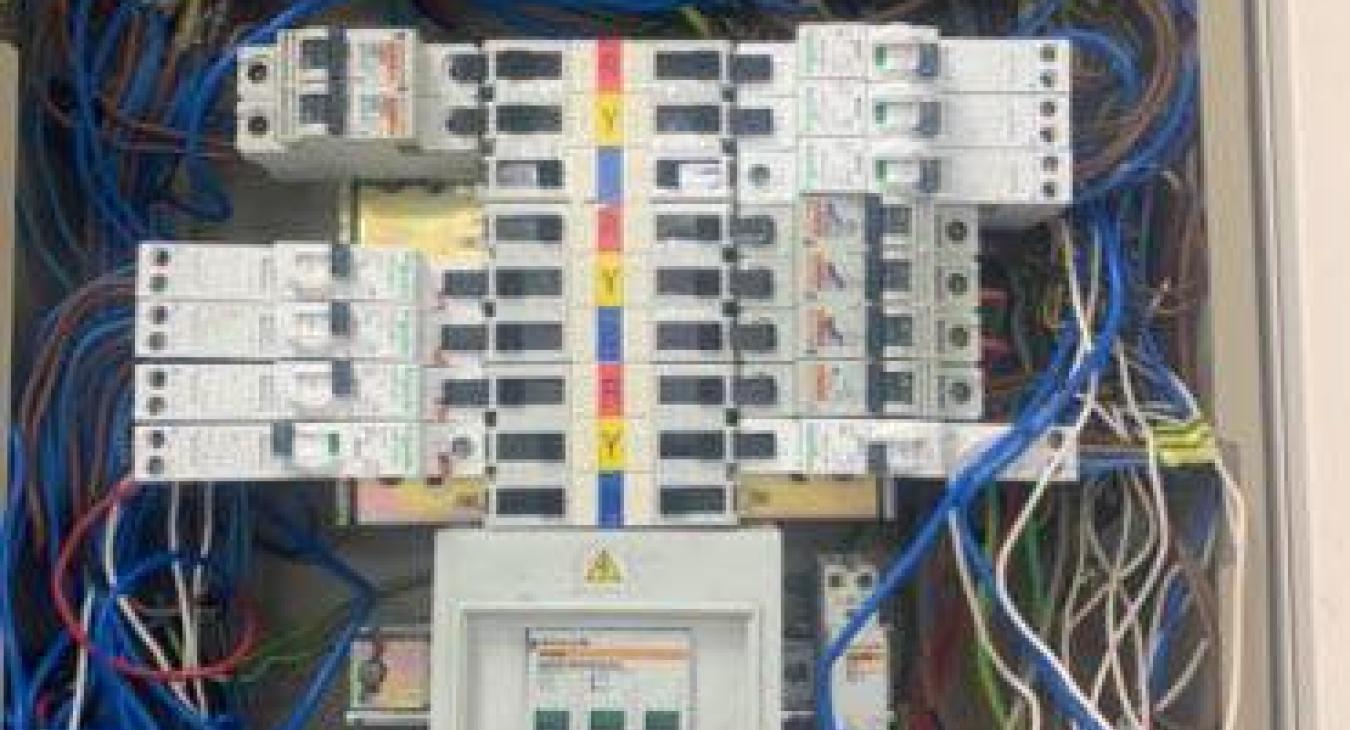 Distribution Board Change in Aberdeen by Hardie Electrical - Before 