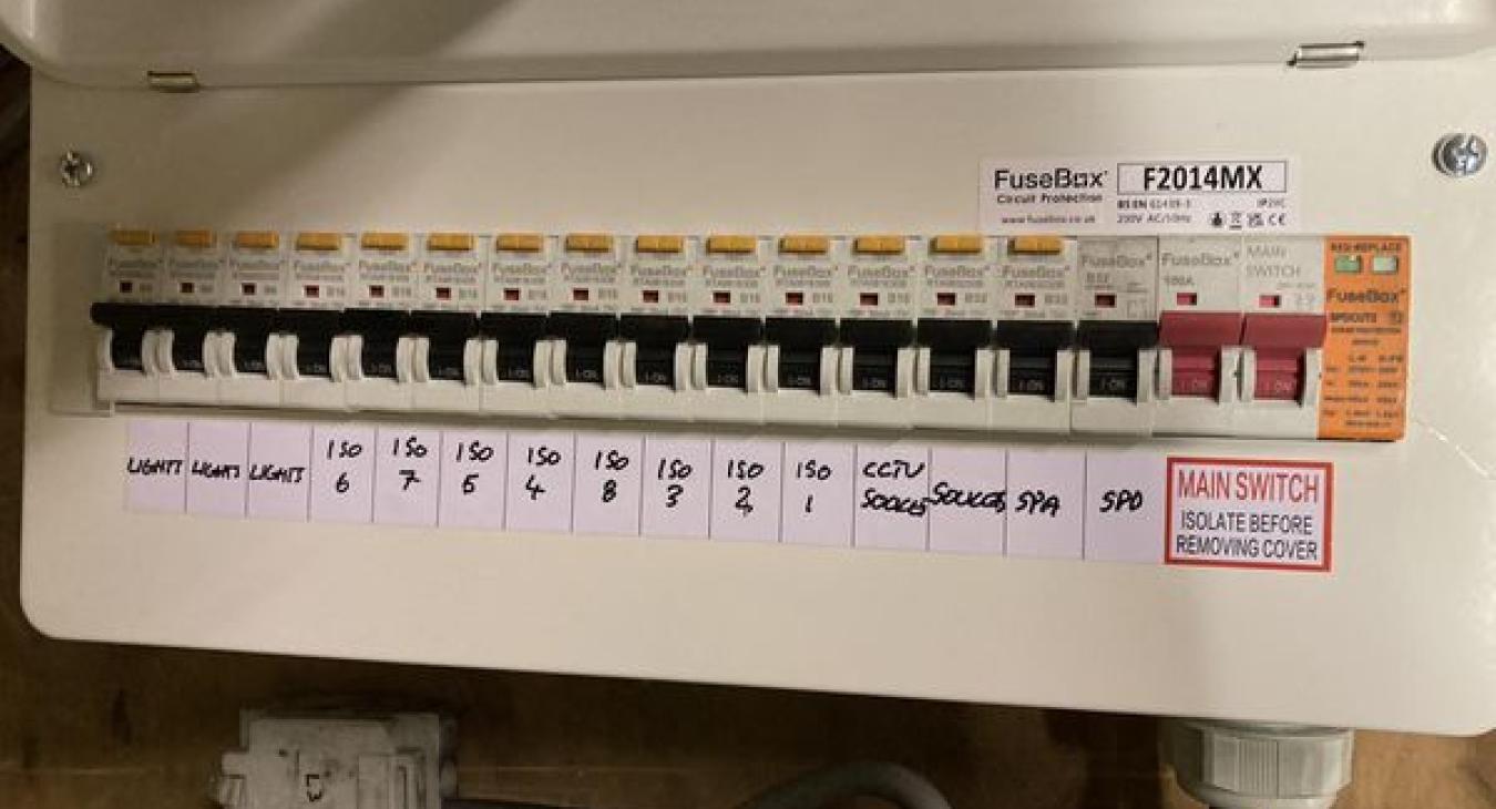 New Consumer unit with SPD installed by Hardie Electrical in Aberdeen