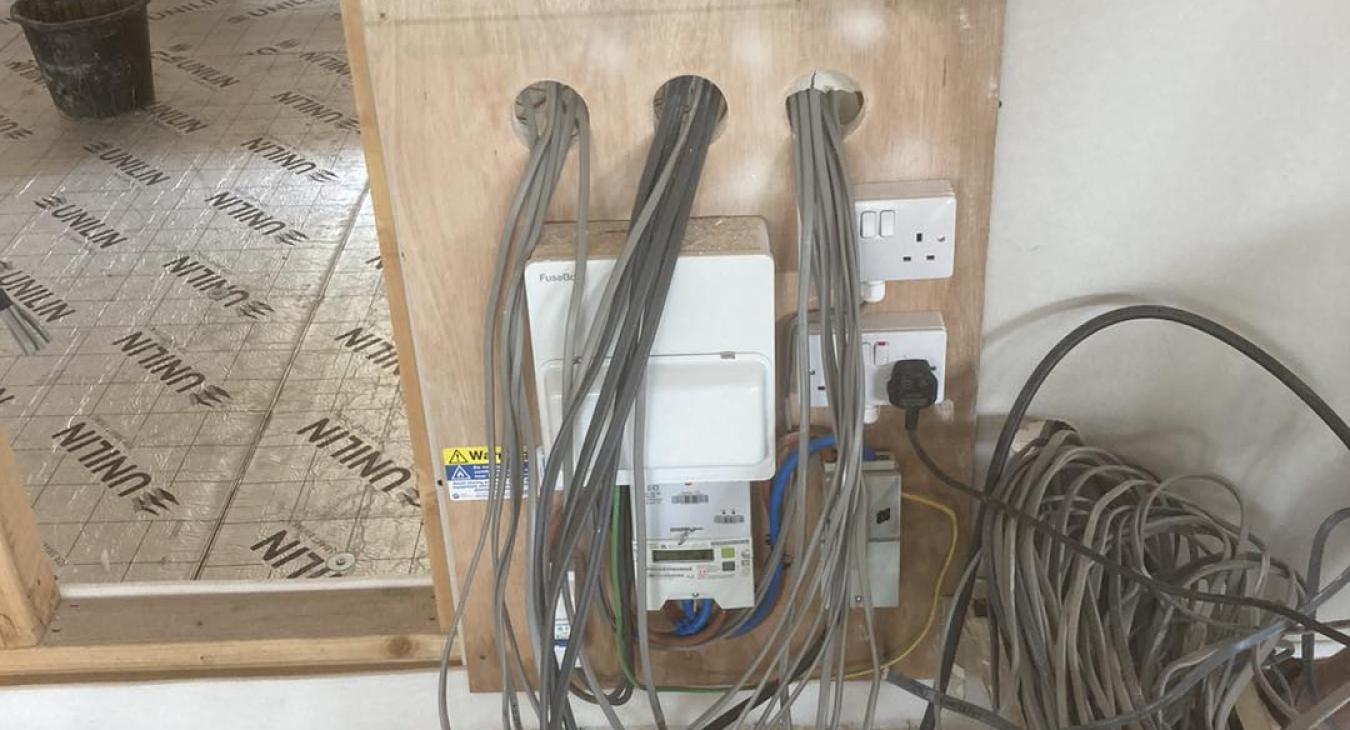 First Fix Electrics in New Build - Hardie Electrical, Aberdeen