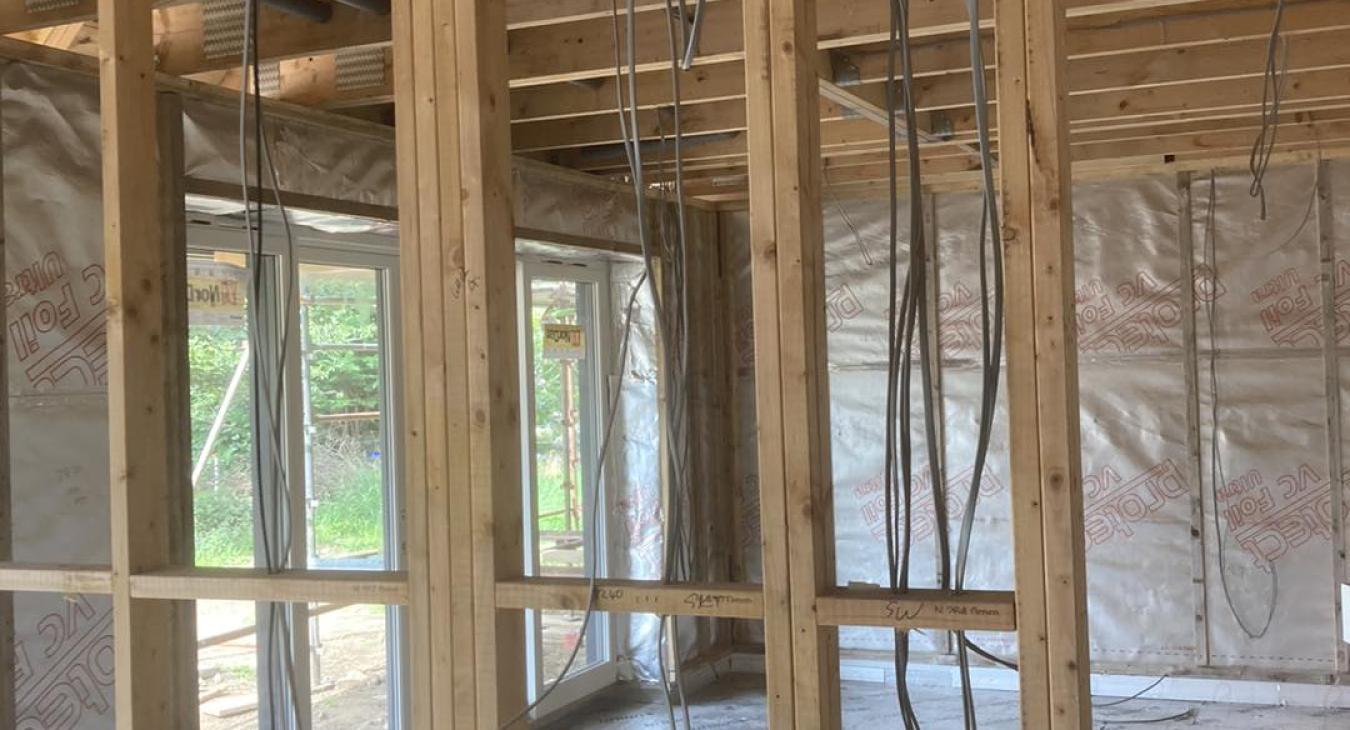 First Fix Electrics in New Build - Hardie Electrical, Aberdeen