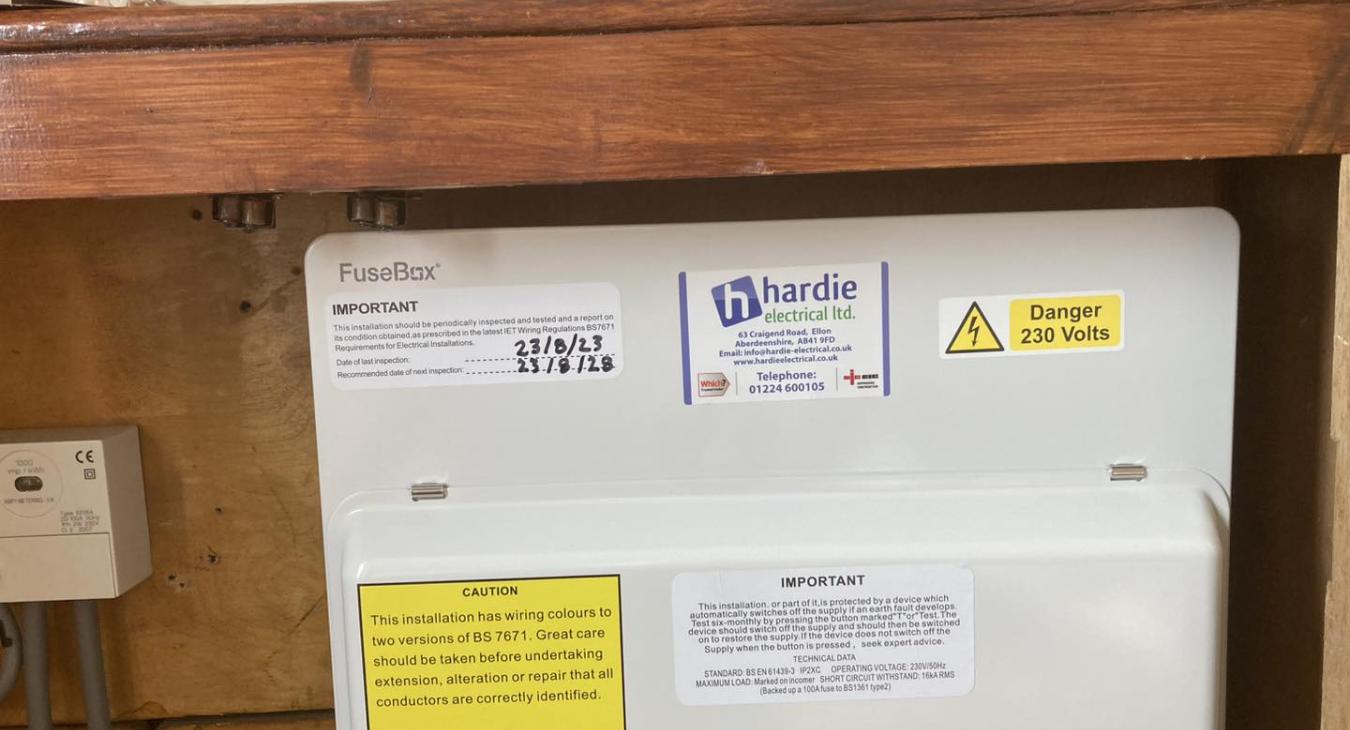 Hardie Electrical Aberdeen - Fuse board upgrade
