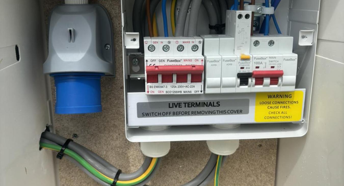 Changeover Switch Installation for Back-up Generator by Hardie Electrical, Aberdeen