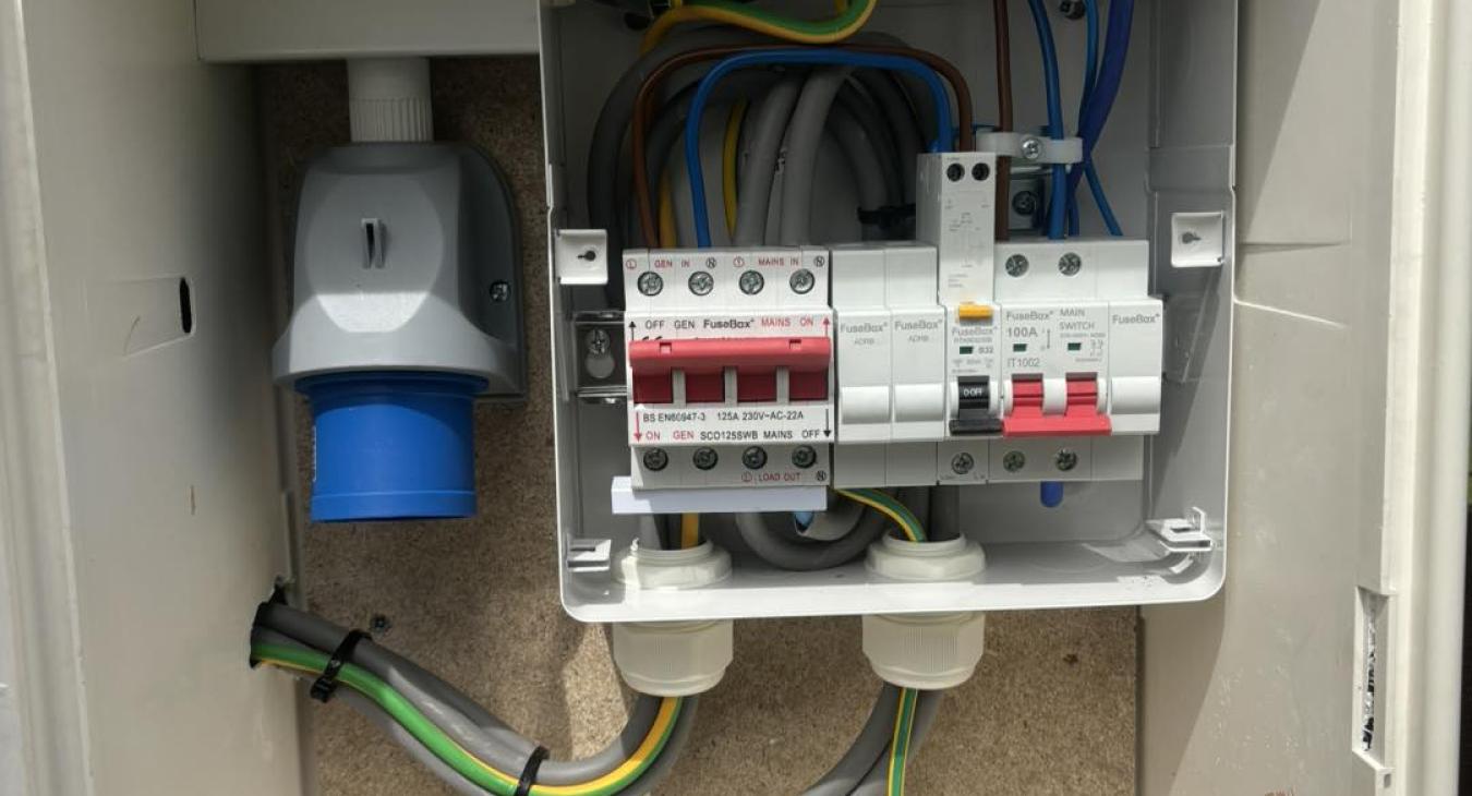 Changeover Switch Installation for Back-up Generator by Hardie Electrical, Aberdeen