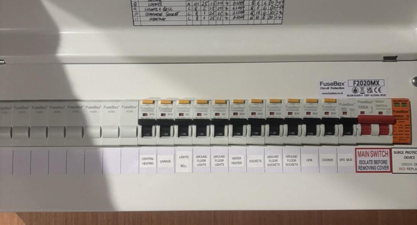 Consumer Unit Replacement, Aberdeen